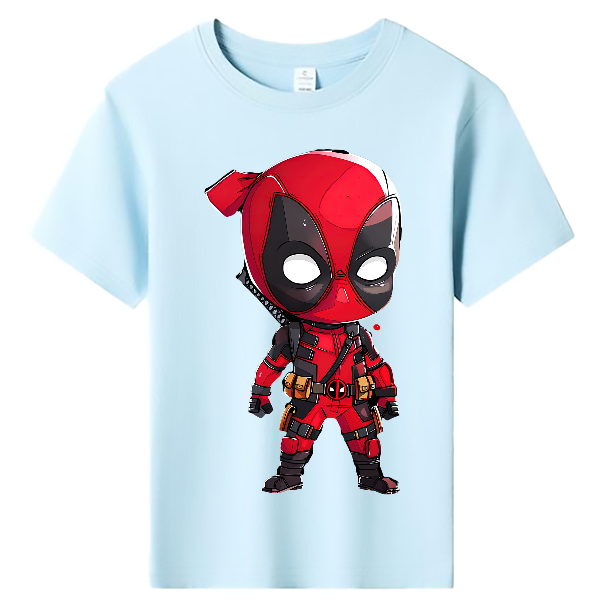 （画像用） Deadpool デッドプール 綿100％キッズTシャツ（フロントプリント）